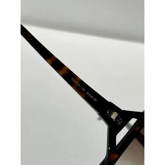 NEW Gucci GG0876S Havana Brown Square Oversized Sunglasses - Picture 8 of 8